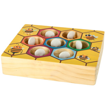 Gra edukacyjna plaster miodu pszczółki montessori