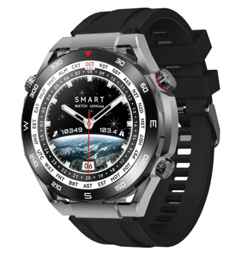Smartwatch VELTORI VT100-1 + Czarny Pasek Silikonowy + Czarny Eko Skóra