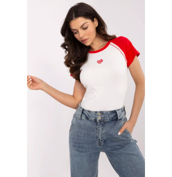Tshirt Damski Model NM-TS-V7940.17 White/Red - NM