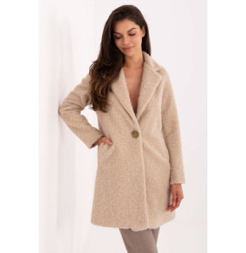 Płaszcz Damski Model IT-PL-96773.20P Beige - Factory Price