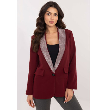 Marynarka Model DHJ-MA-19926.85P Bordo - Italy Moda