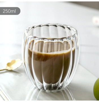 Szklanka termiczna Ryflowana 250 ml 1szt SZK43WZ1