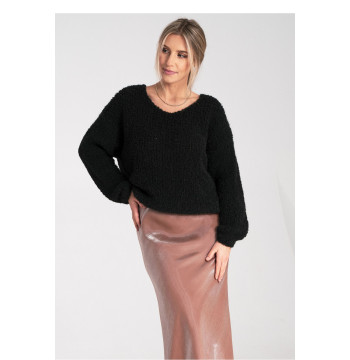 Sweter Damski Model M1108 Black - Figl