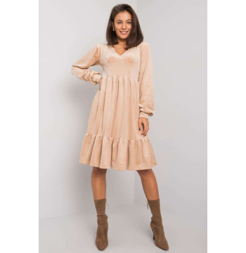 Sukienka Model FA-SK-7530.84P Beige - Fancy