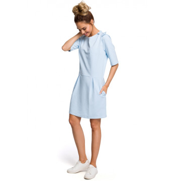Sukienka Model MOE422 Sky Blue - Moe