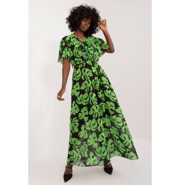 Sukienka Model DHJ-SK-15986.67 Black/Green - Italy Moda