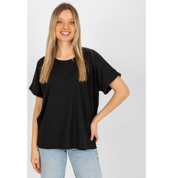Bluzka Model LK-BZ-509252.25X Black - Lakerta