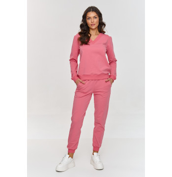 Spodnie Komplet Model M868 Baby Pink - Makadamia