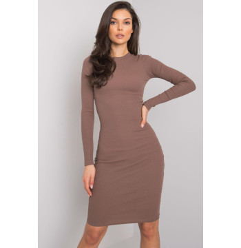 Sukienka Model RV-SK-5131.18P Brown - Rue Paris
