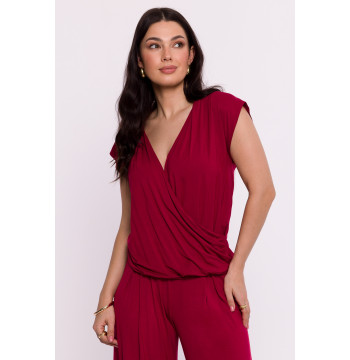 Bluzka Model B288 Bordo - BeWear