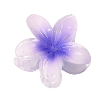 Spinka do włosów klamra XL kwiat ombre 7,5x8cm SP269FIO