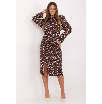 Sukienka Model IT-SK-20057.21P Brown - Rue Paris