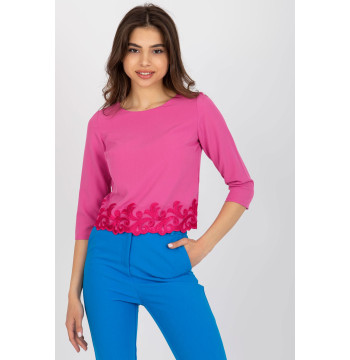 Bluzka Model LK-BZ-505970.33P Dark Pink - Lakerta