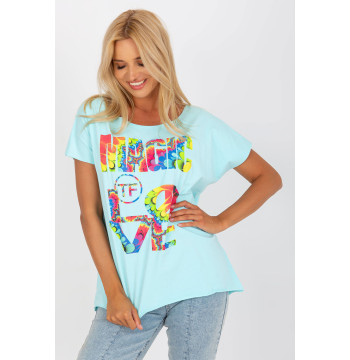 Bluzka Model FA-BZ-7964.93 Light Blue - Fancy